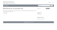 Desktop Screenshot of aide-aux-devoirs.info