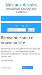 Mobile Screenshot of aide-aux-devoirs.info