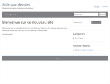 Tablet Screenshot of aide-aux-devoirs.info